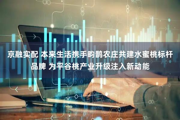 京融实配 本来生活携手畇鹊农庄共建水蜜桃标杆品牌 为平谷桃产业升级注入新动能