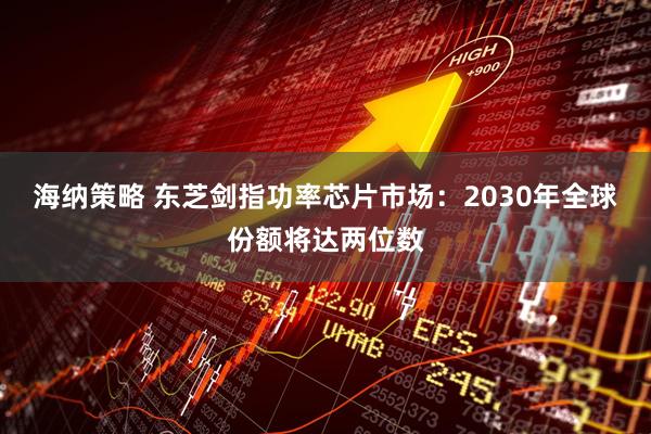 海纳策略 东芝剑指功率芯片市场：2030年全球份额将达两位数